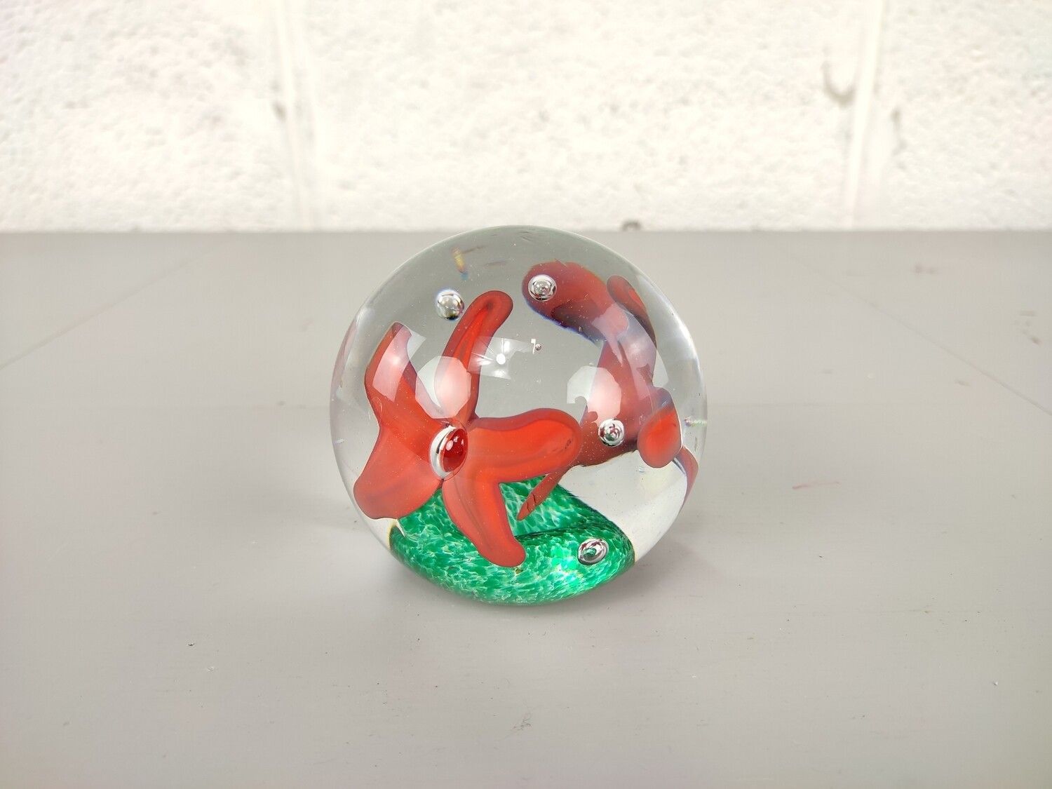 Glass paperweight