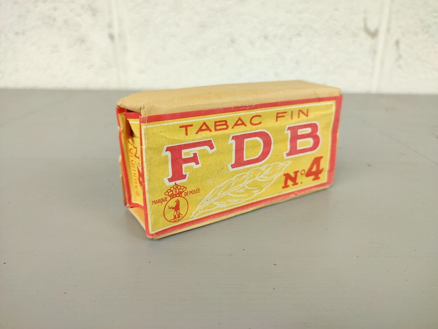 Old unopened pack of FDB tobacco