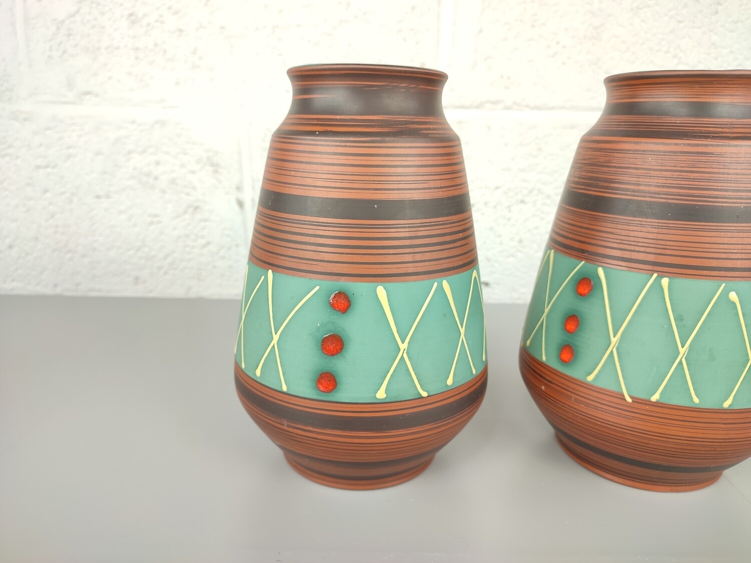 Pair W-Germany vases Carstens 1224-23