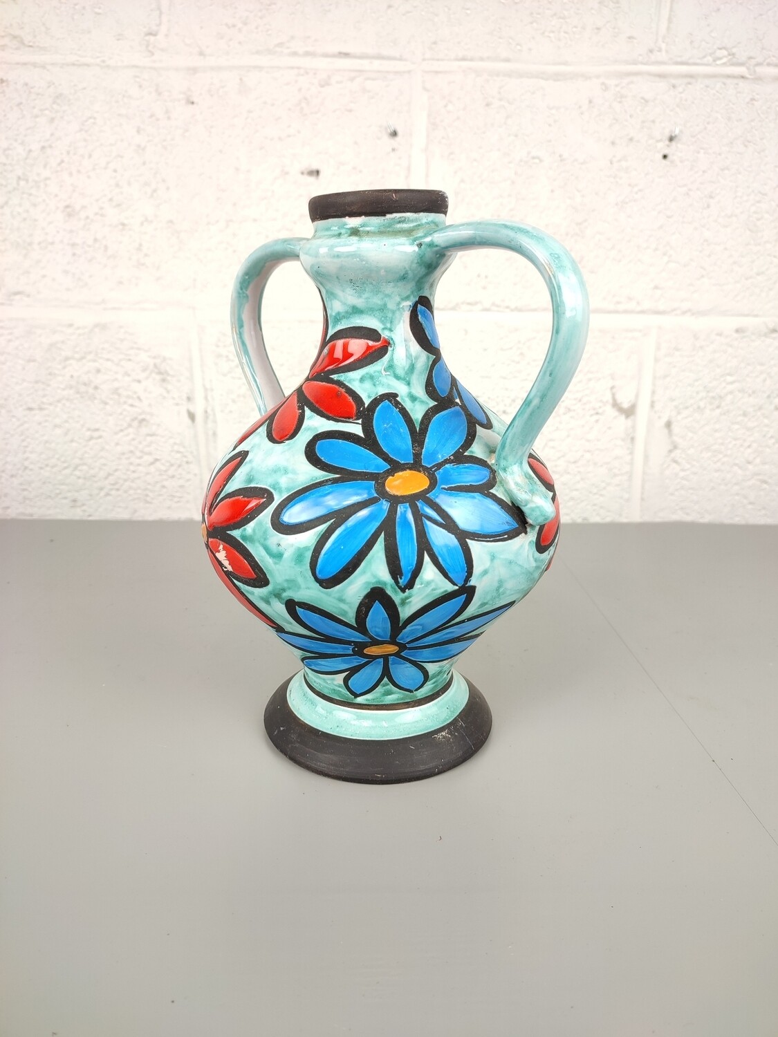 Vintage colorful vase