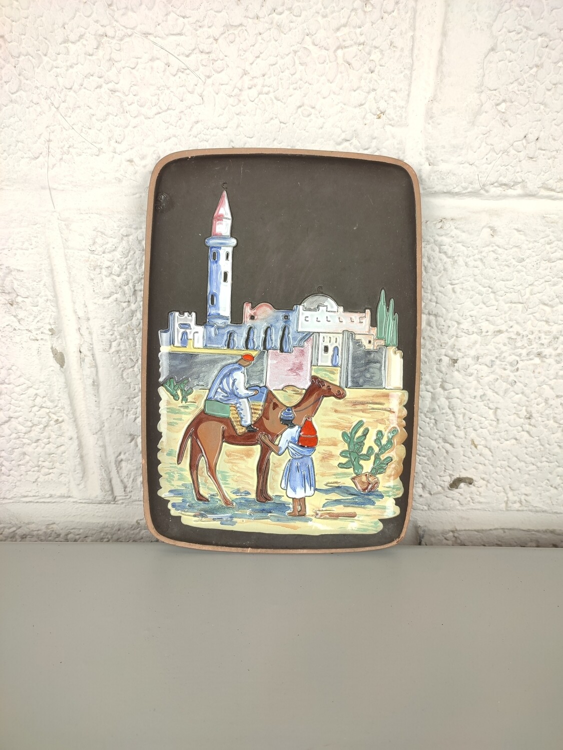Vintage wandbord Kermos Keramik