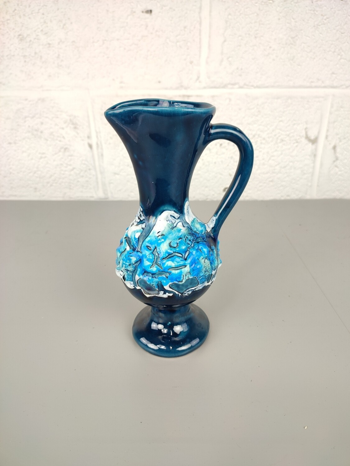 Vallauris fat lava vase
