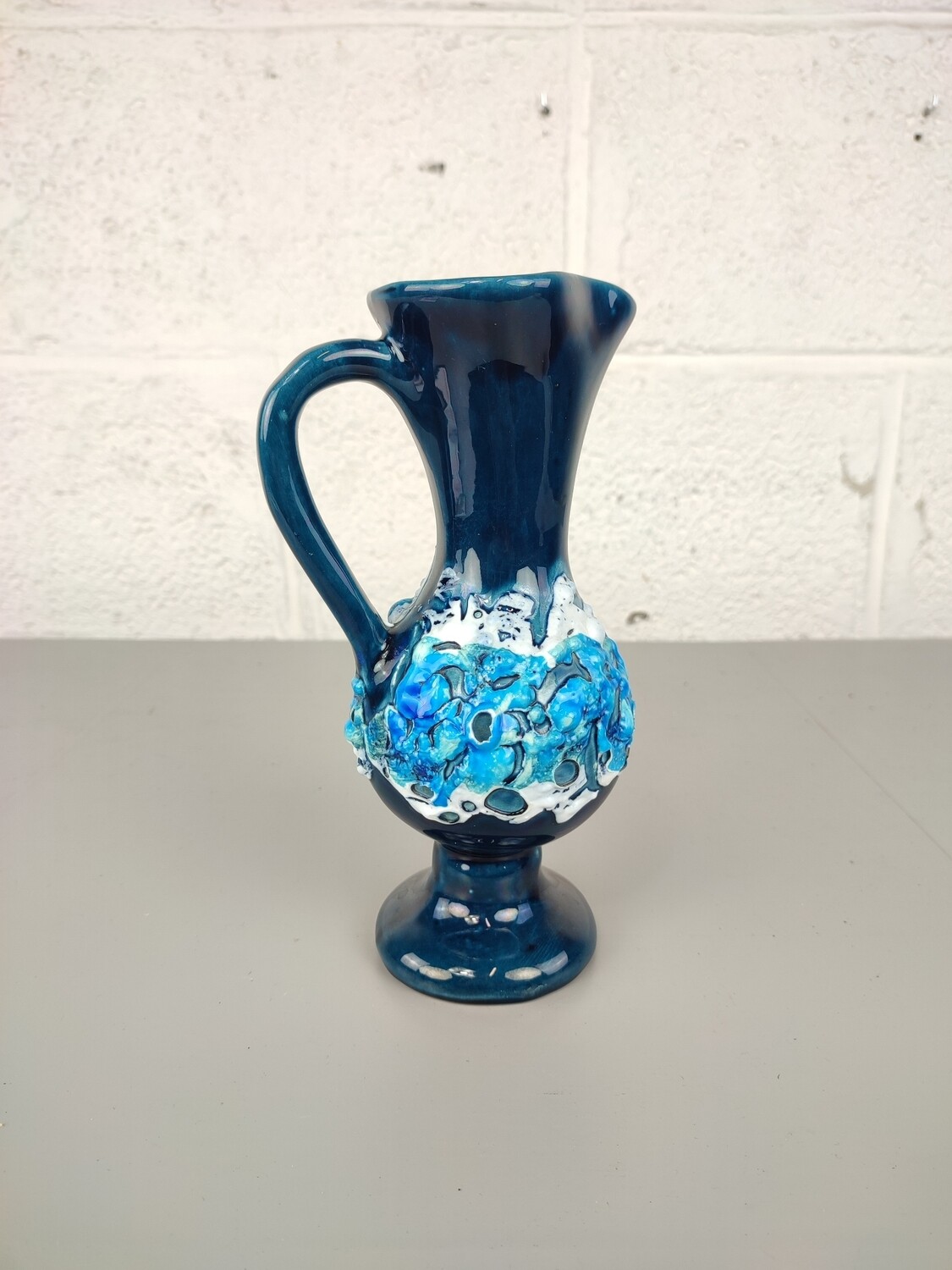 Vallauris fat lava vase