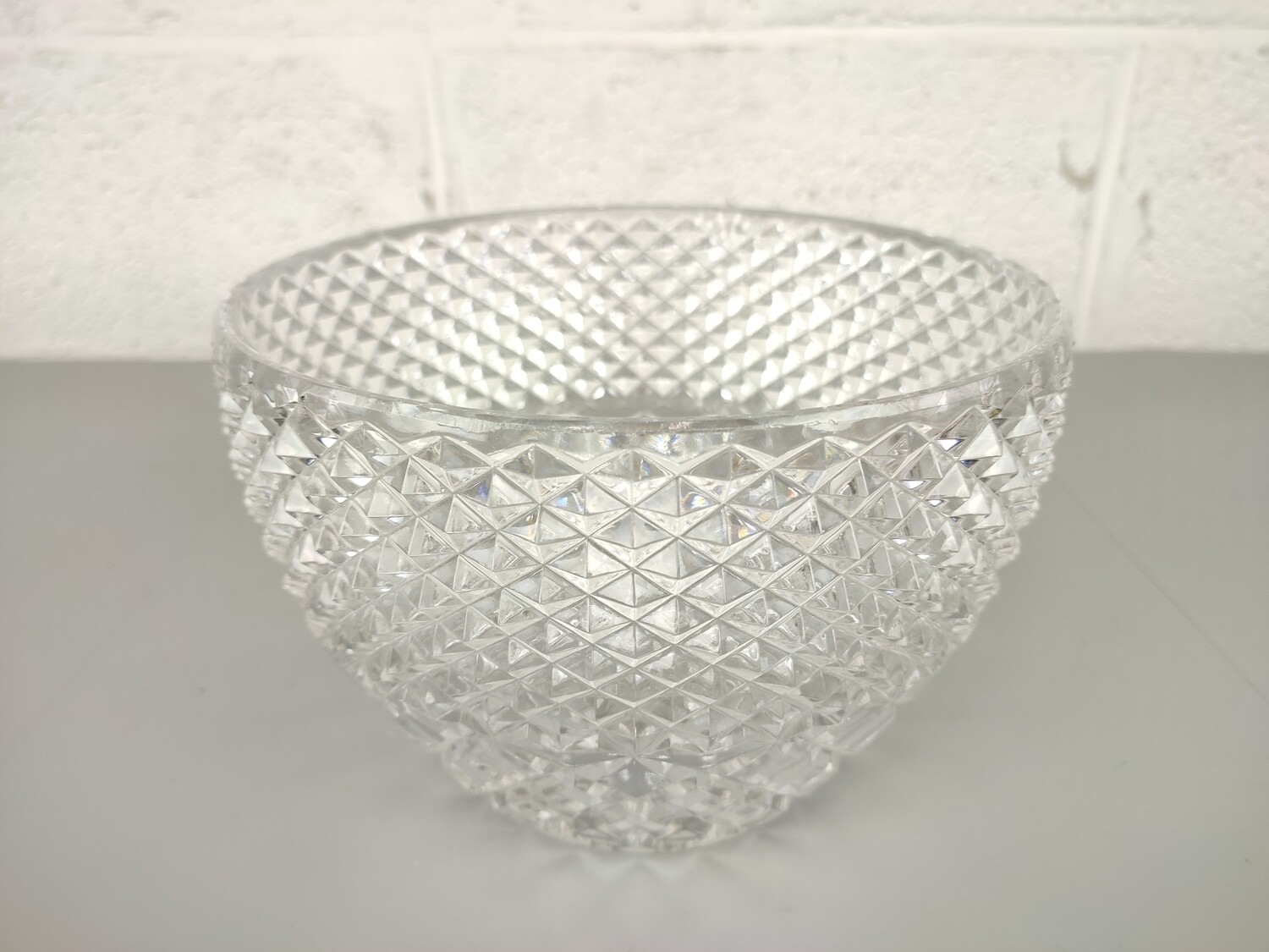 Large glass bowl