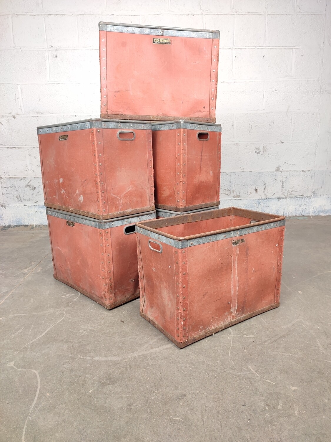 6 industrial Trafitol bins