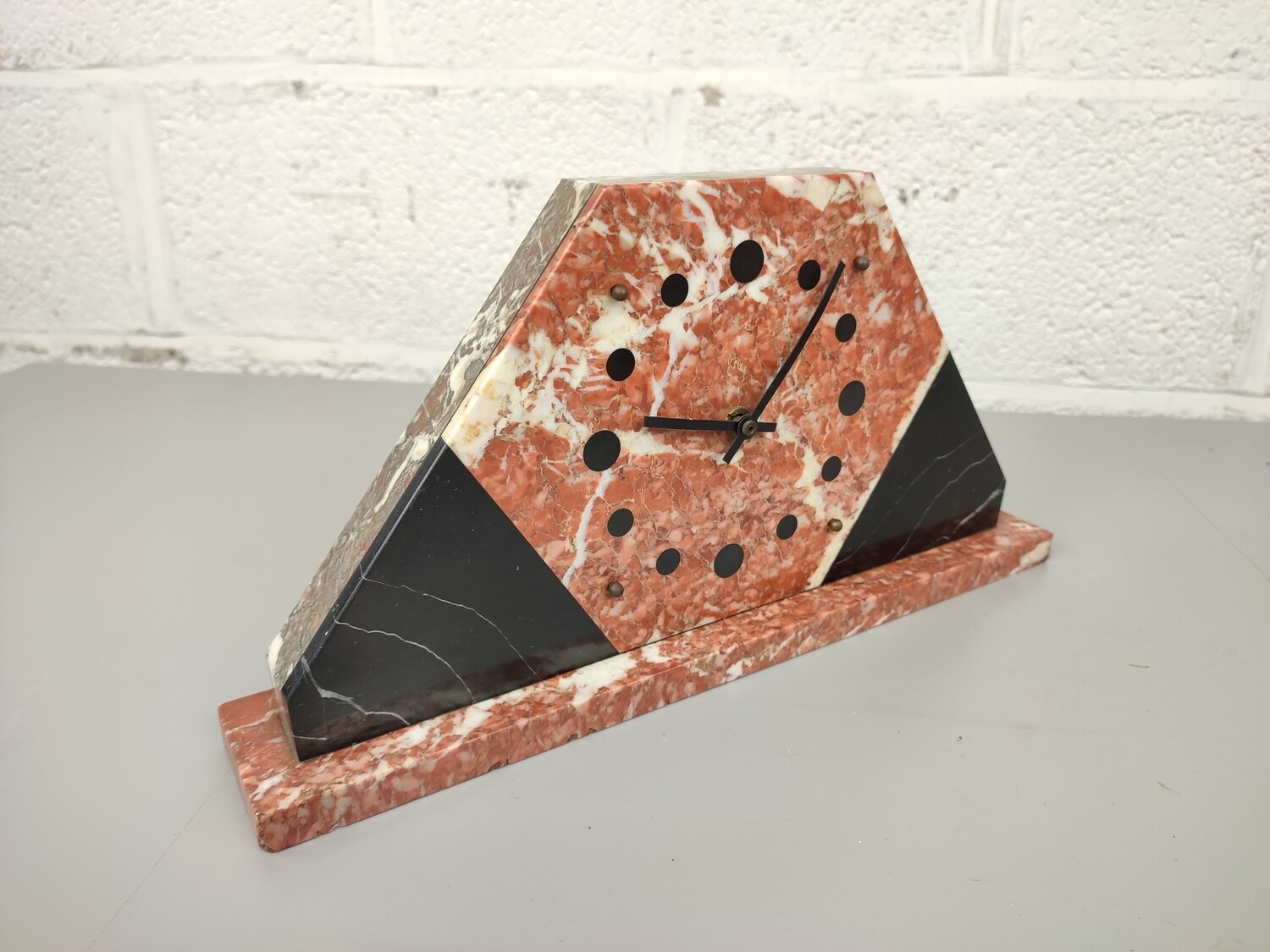 Marble art deco clock