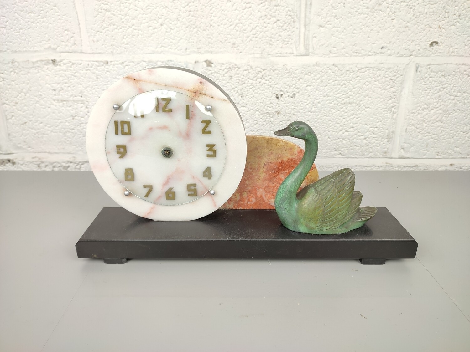 Marble art deco clock