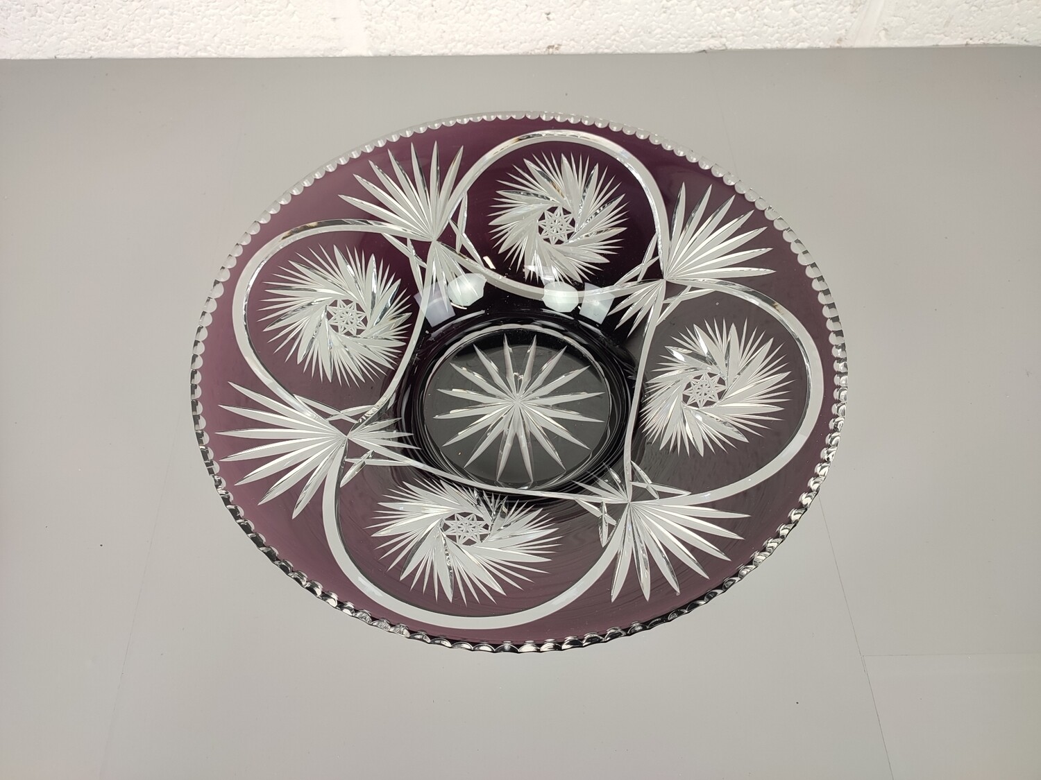 Large crystal bowl