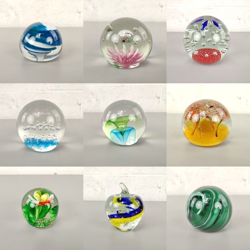 glass paperweights