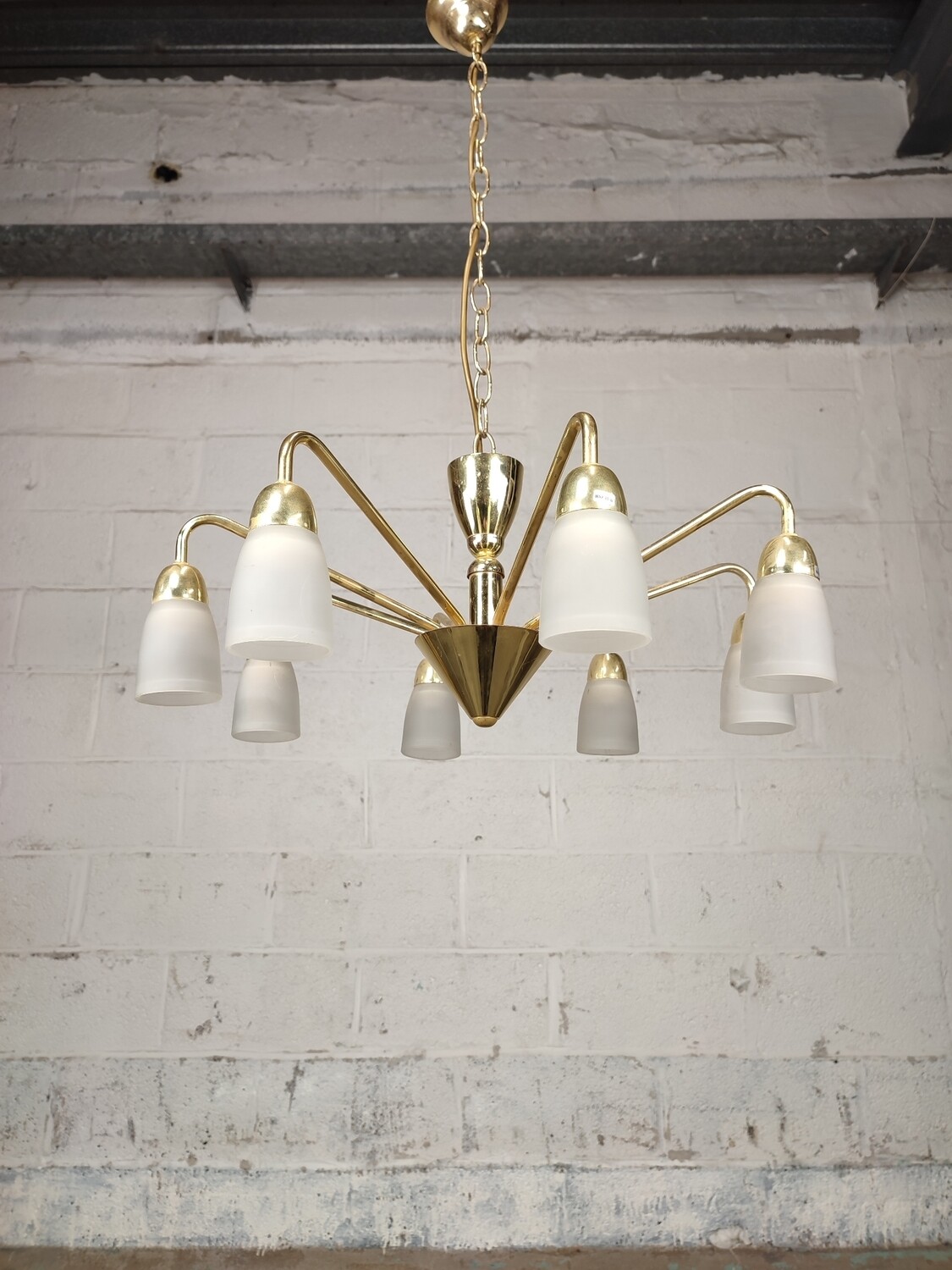 Vintage chandelier 8 arms