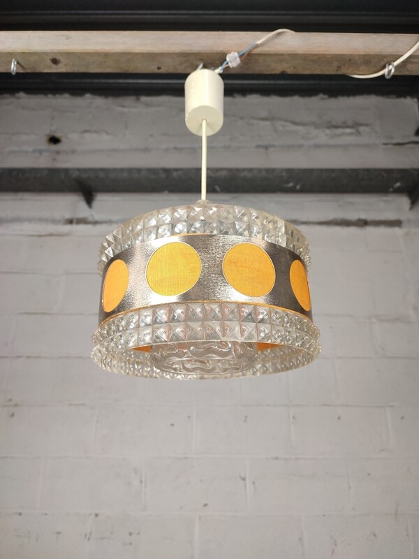 Vintage hanglamp oranje