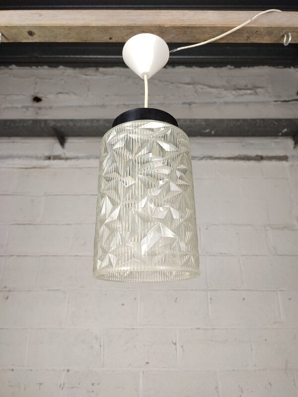 Vintage kunststof hanglampje