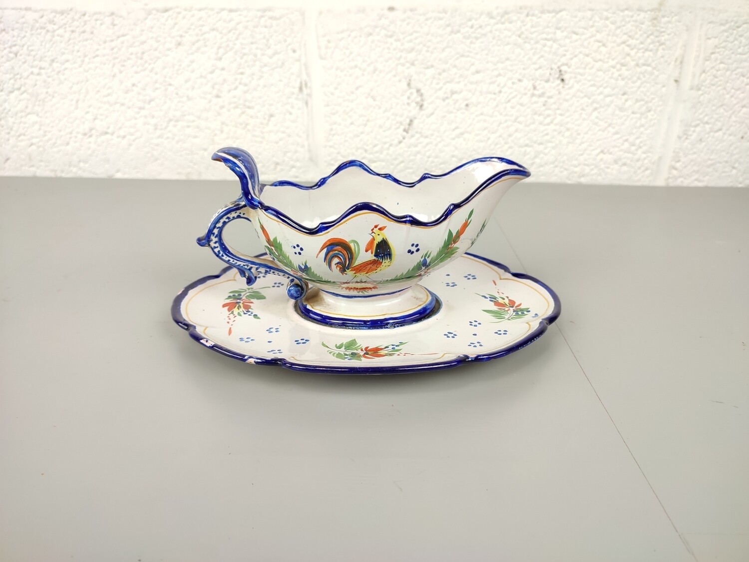 Antique sauce boat from Nevers
