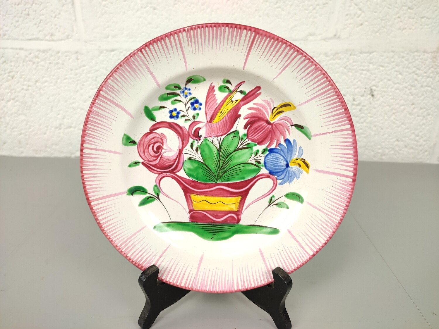 Antique plate Les Islettes Strasbourg 1st half 19th century