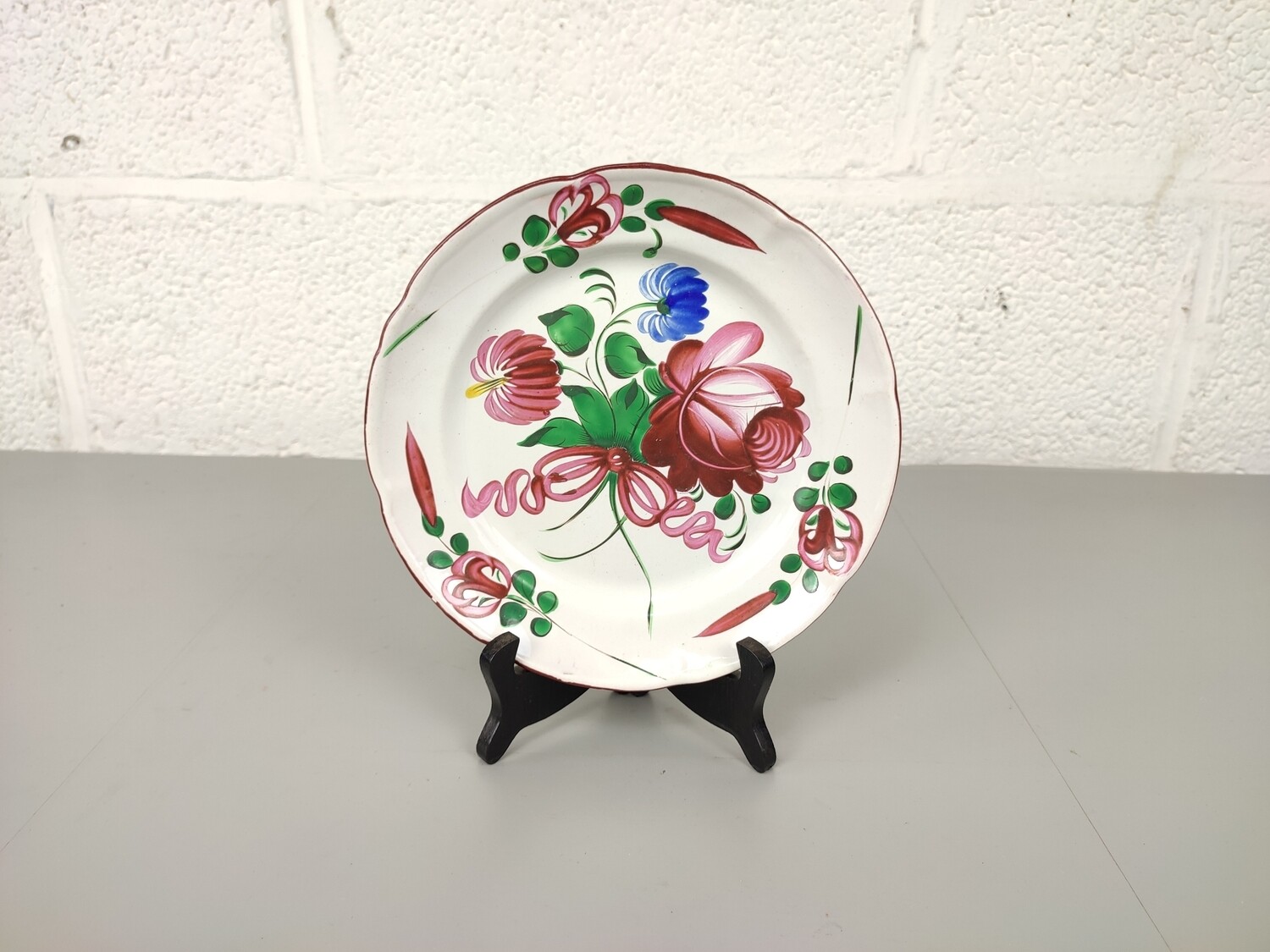 Antique plate Les Islettes Strasbourg 1st half 19th century