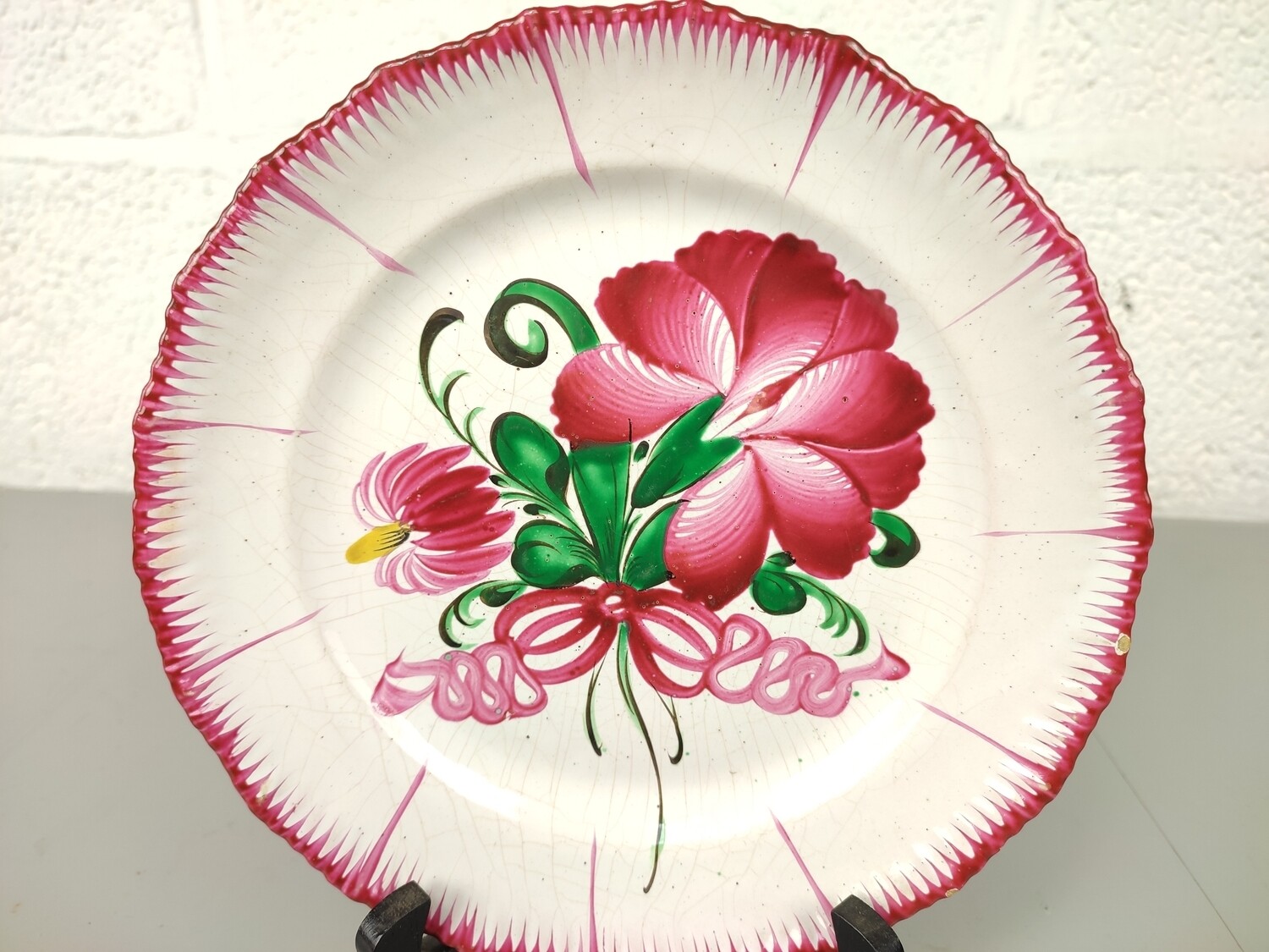 Antique plate Les Islettes Strasbourg 1st half 19th century