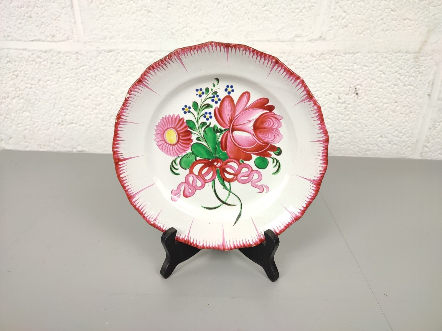 Antique plate Les Islettes Strasbourg 1st half 19th century
