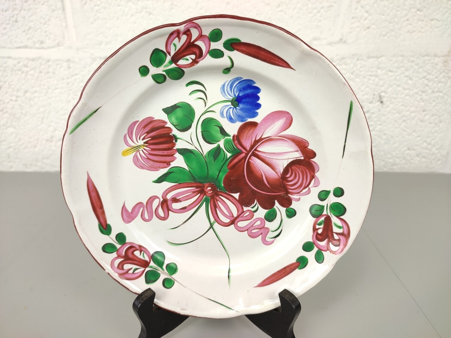Antique plate Les Islettes Strasbourg 1st half 19th century