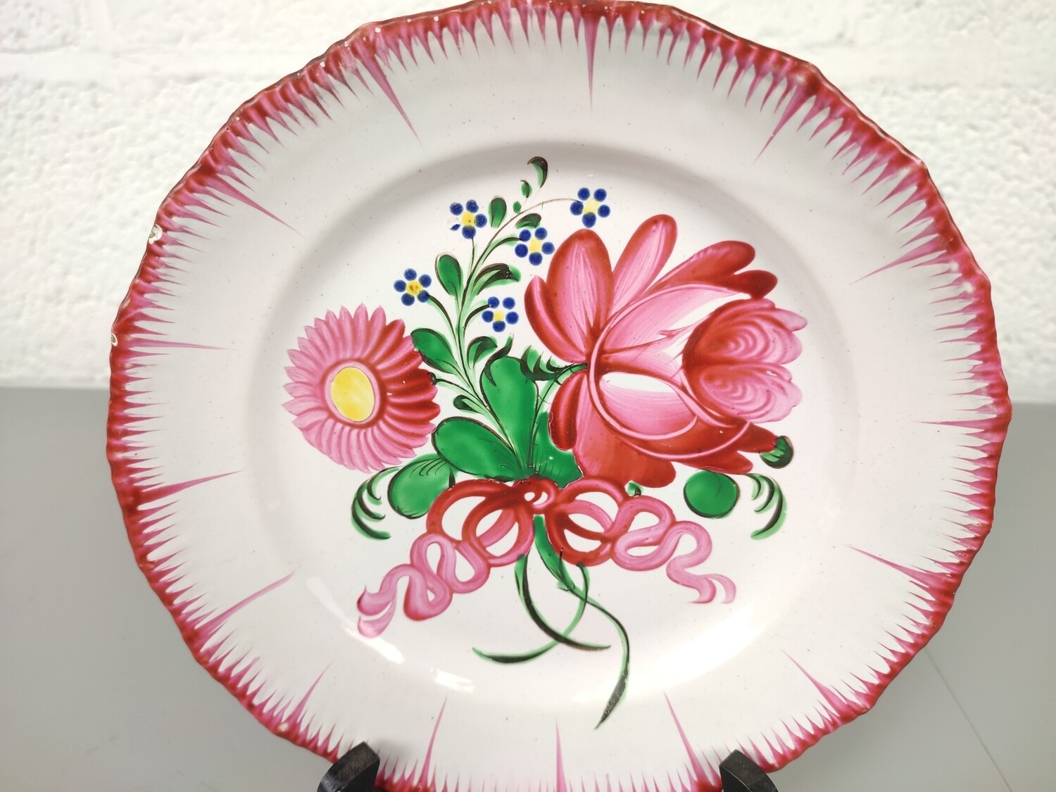 Antique plate Les Islettes Strasbourg 1st half 19th century