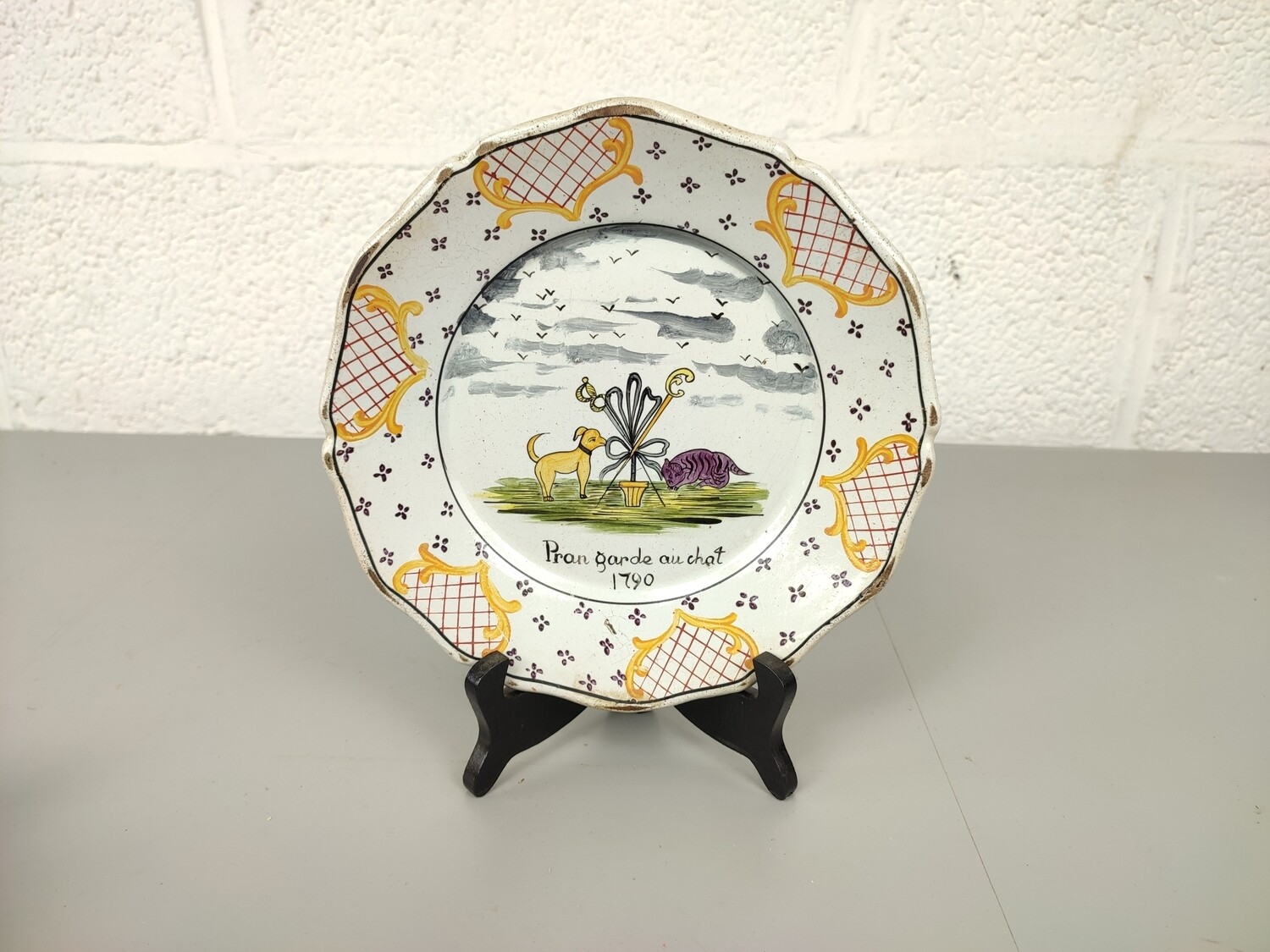 Antique French revolution plate 1791