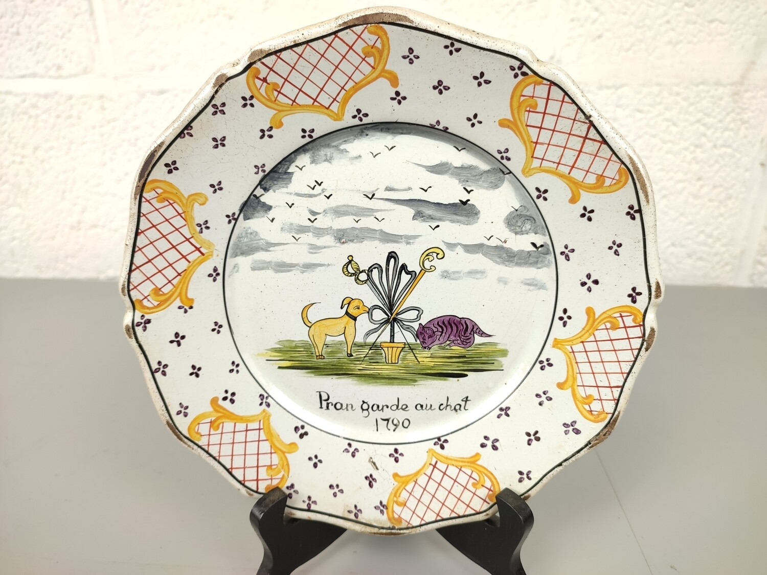 Antique French revolution plate 1791