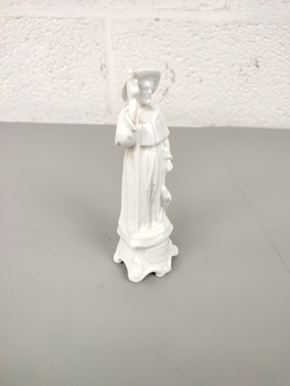 Porcelain statue St Rochus