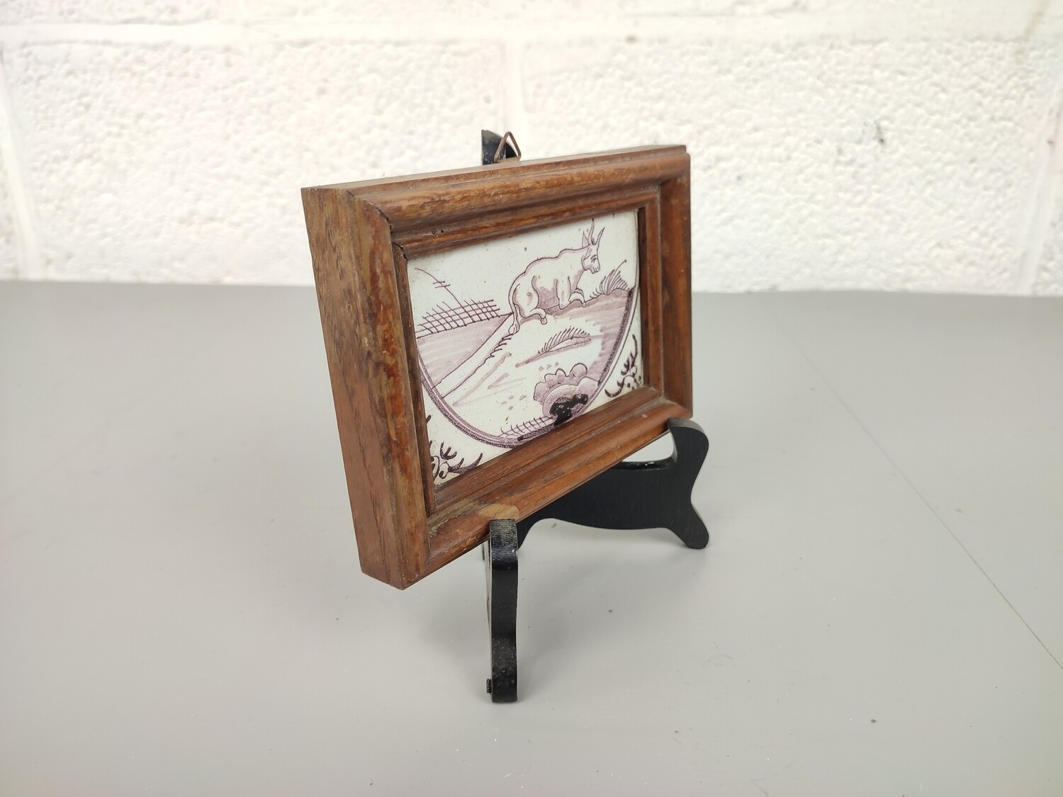 Antique Dutch tile 19th century