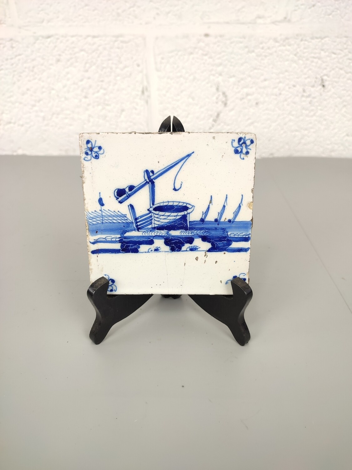 Antique Delft tile 18th century