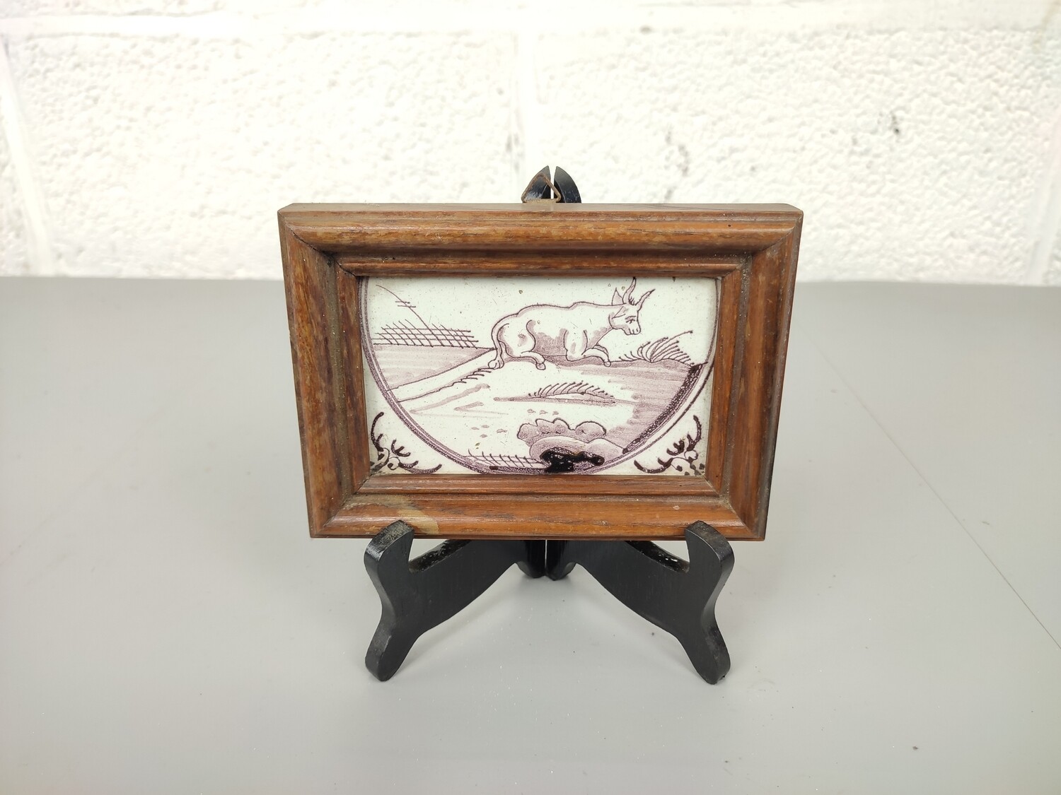 Antique Dutch tile 19th century