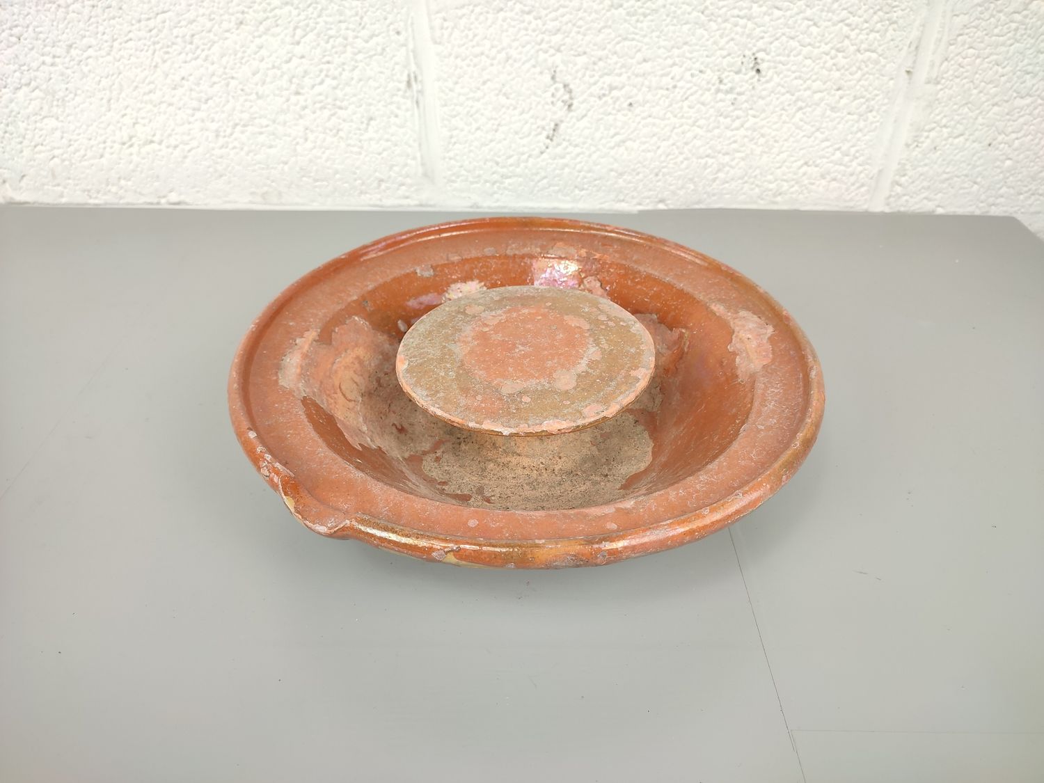 Antique French &#39;cheese dripper&#39;