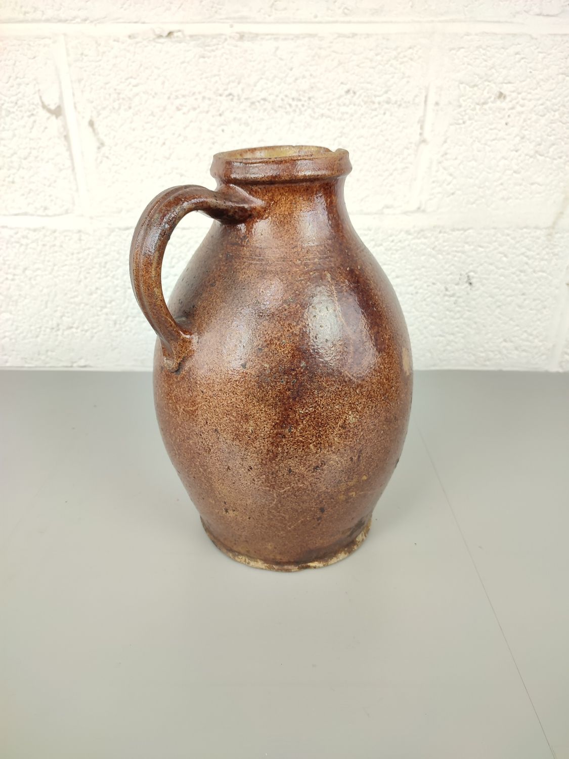 Antique earthenware cooking pot