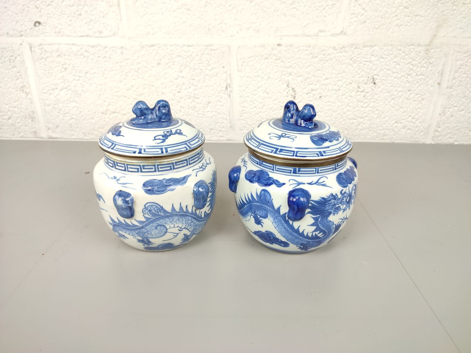 Couple Chinese jars