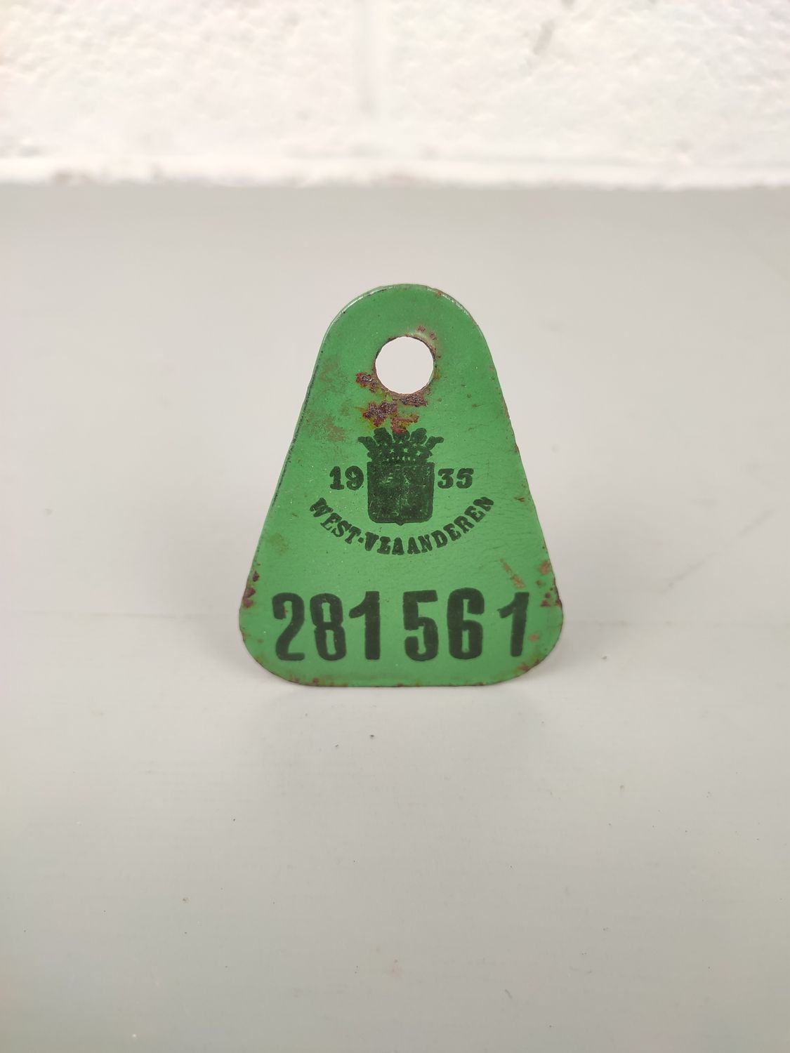 bicycle tax plate 1935