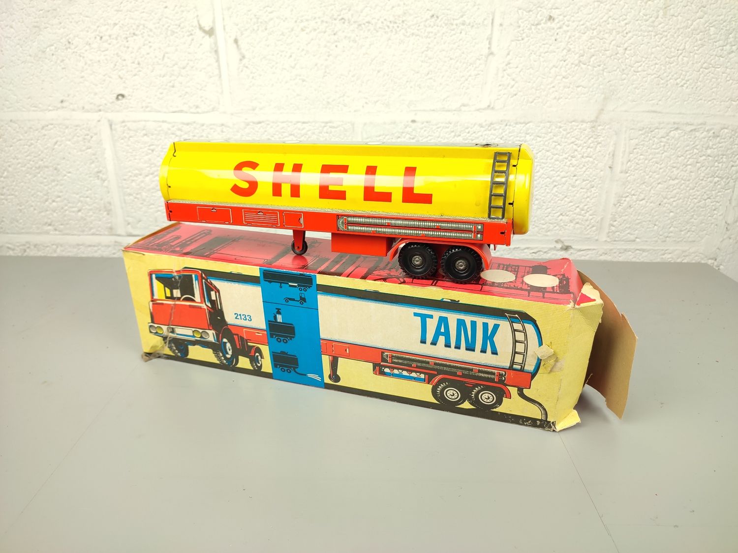German tin toy tanker