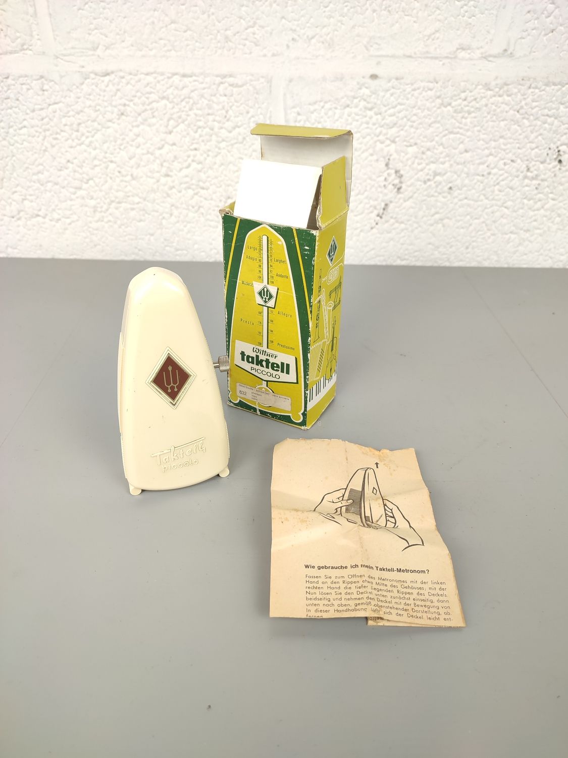 Vintage Wittner Taktell metronome
