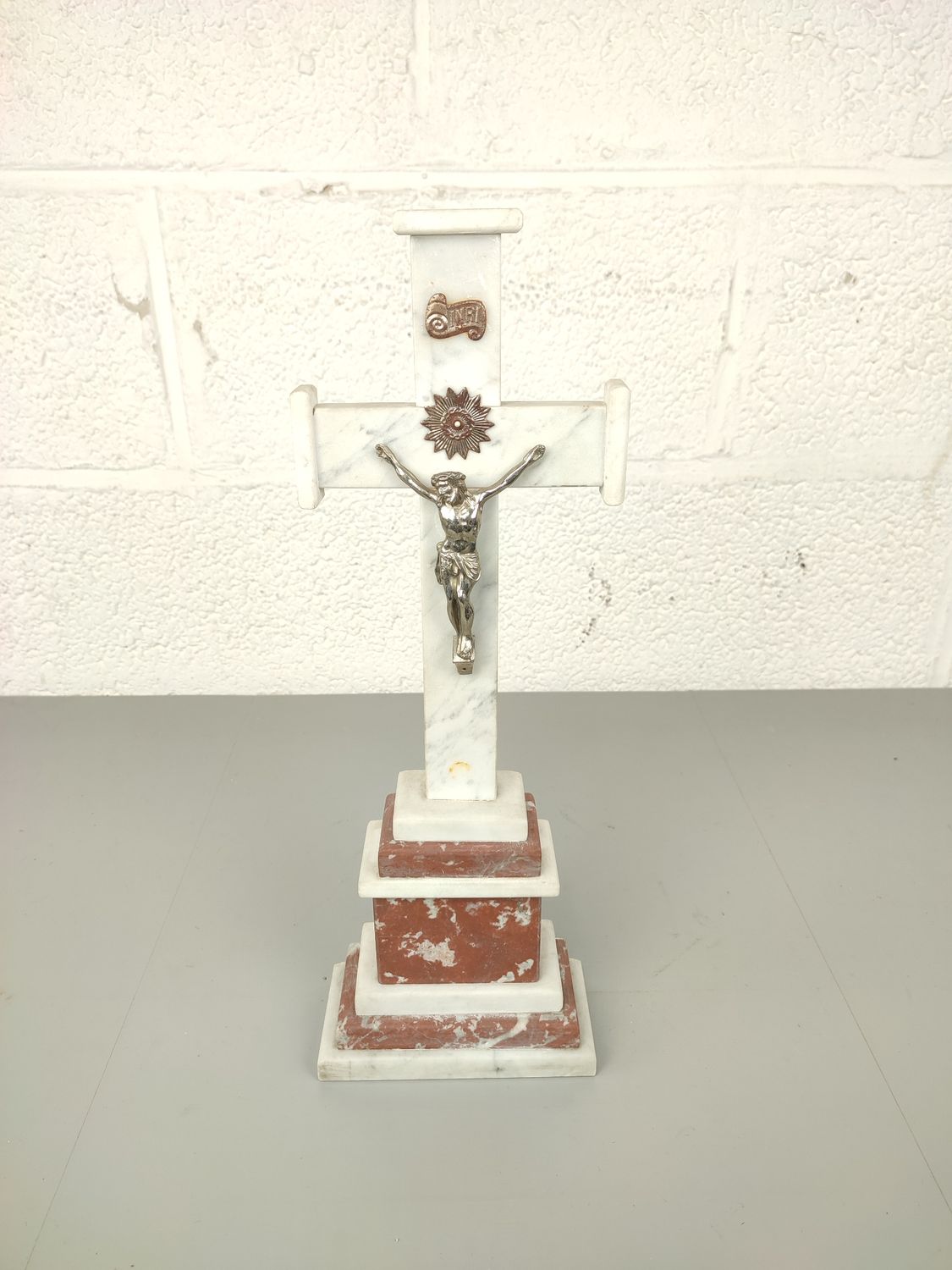 Marble crucifix