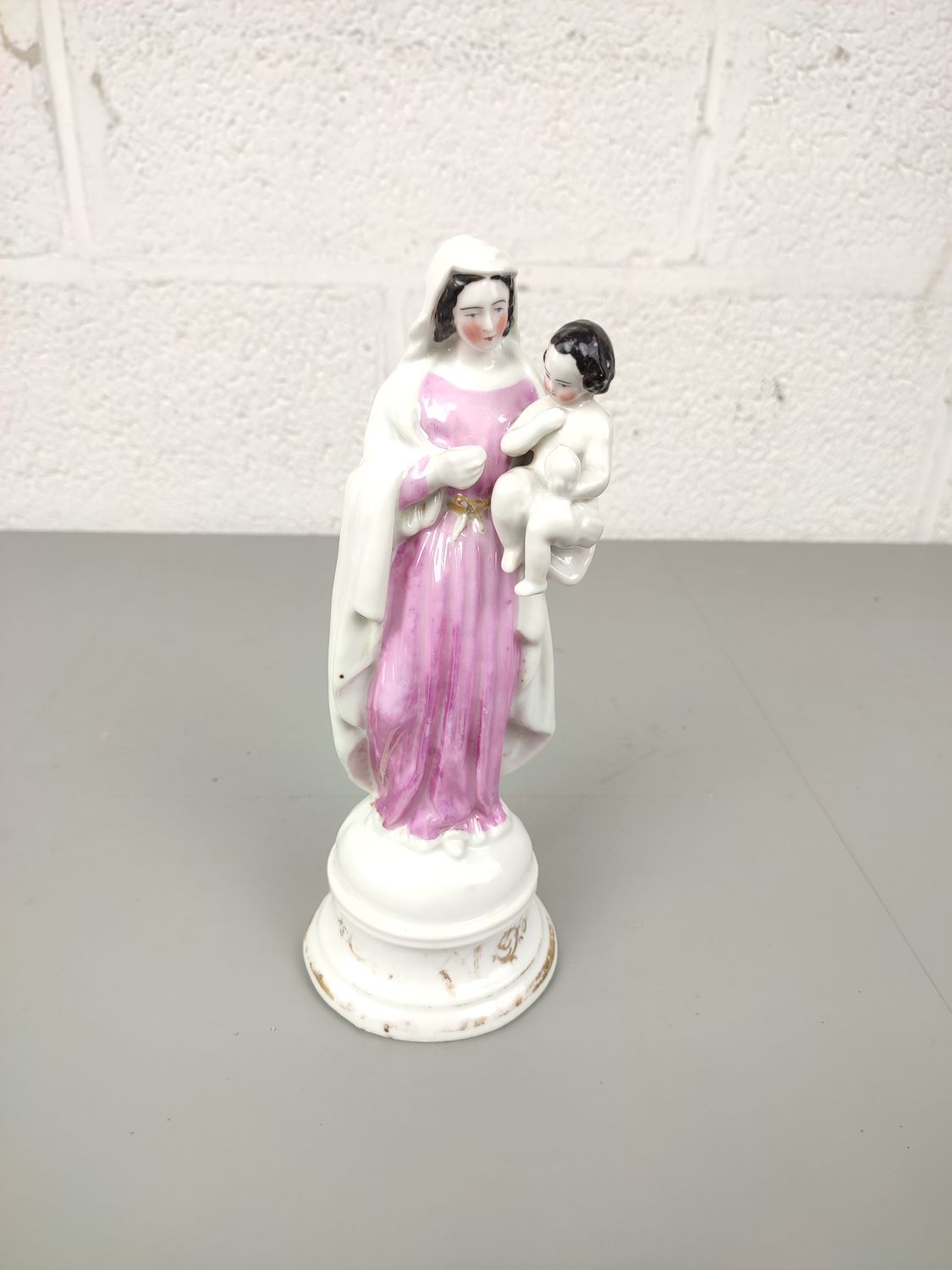 Porcelain figurine Mary witch child