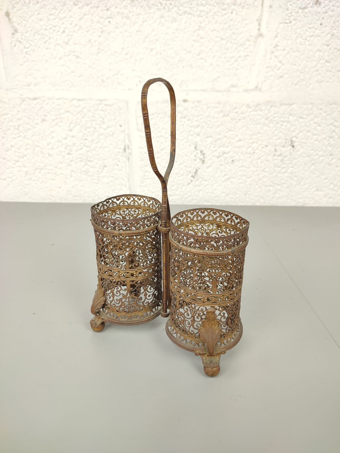 Antique spices or cutlery holder