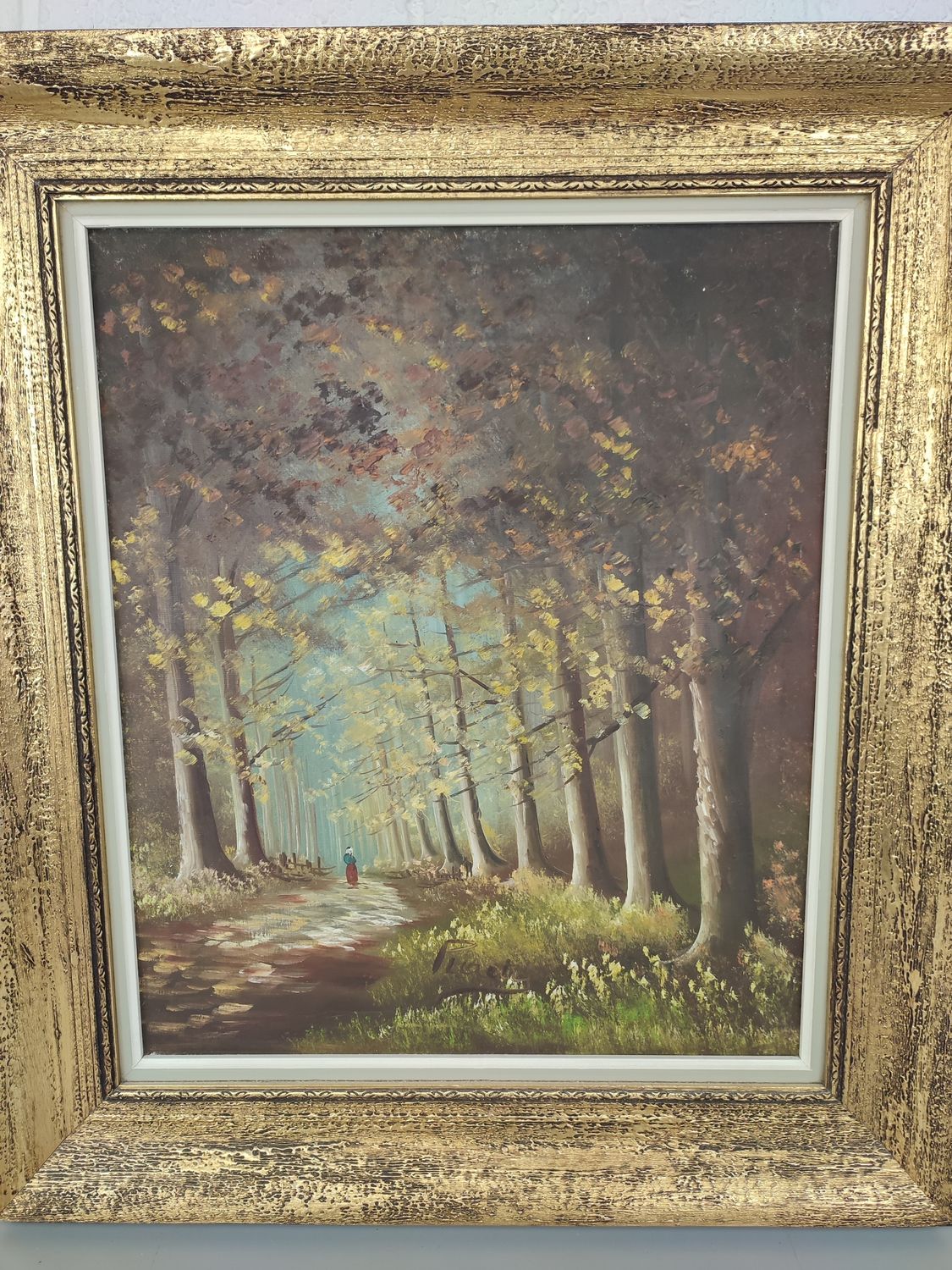 Painting of a forest