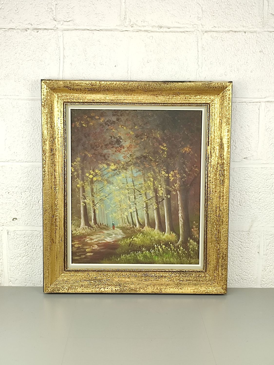 Painting of a forest