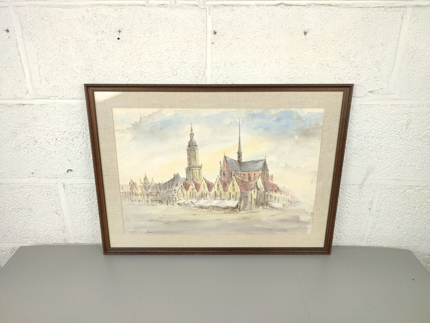 Georges Tahon - The market square Veurne