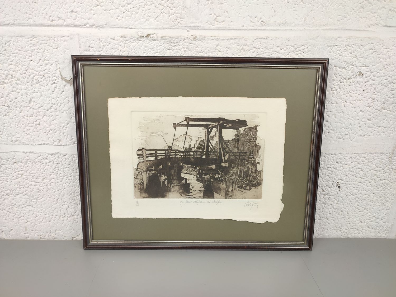 Etching - Bridge in Wulpen