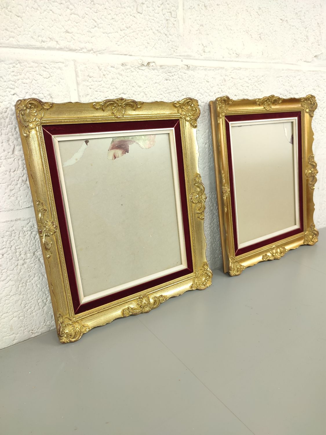 Pair of baroque frames
