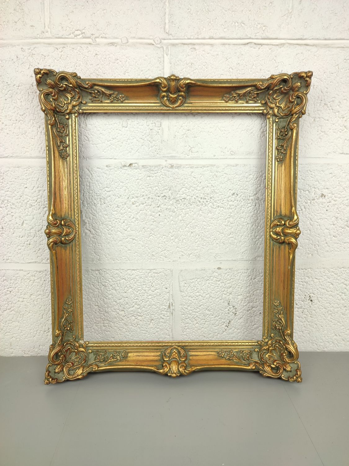 Gilded baroque frame