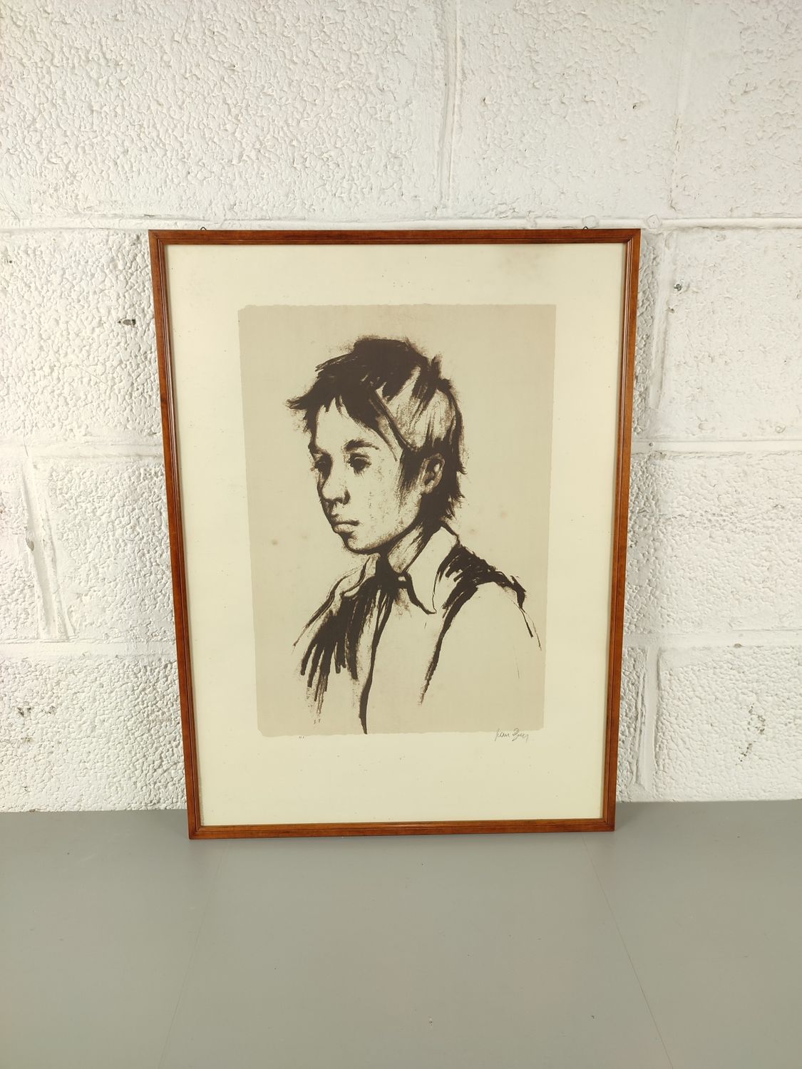 Litograph of Freddy van Dyck