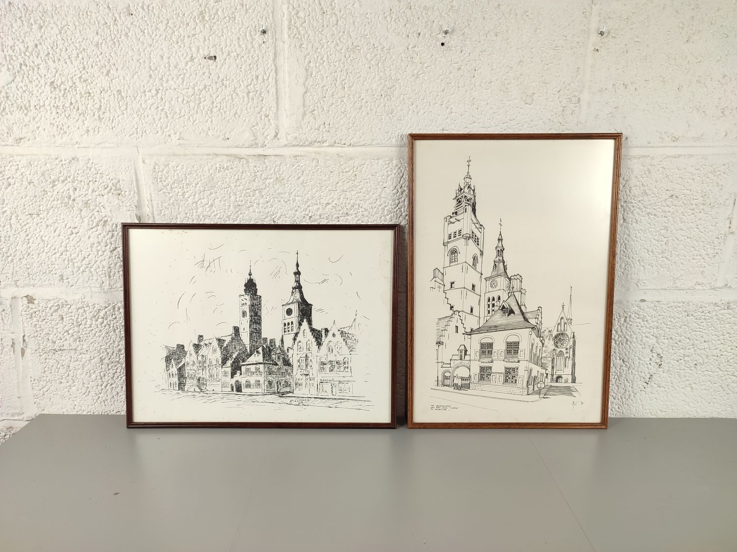 2 Lithographs of Diksmuide