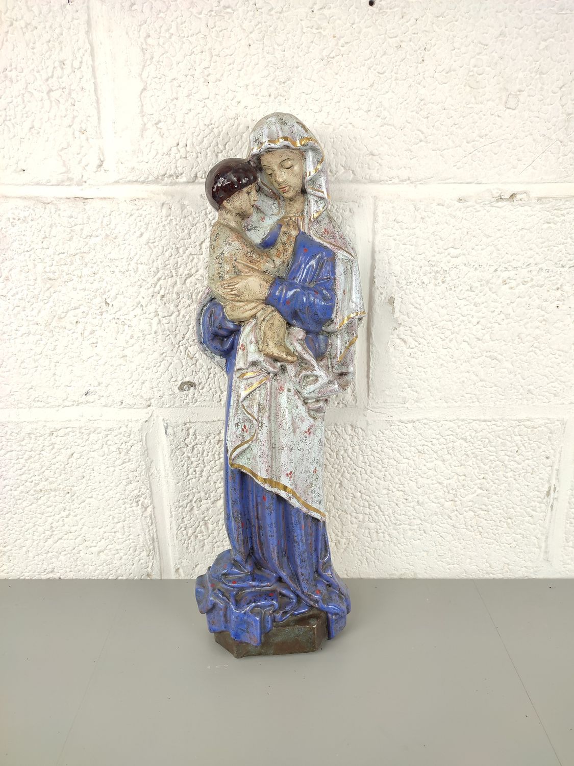Ceramic Maria statue by Rogier Vandeweghe