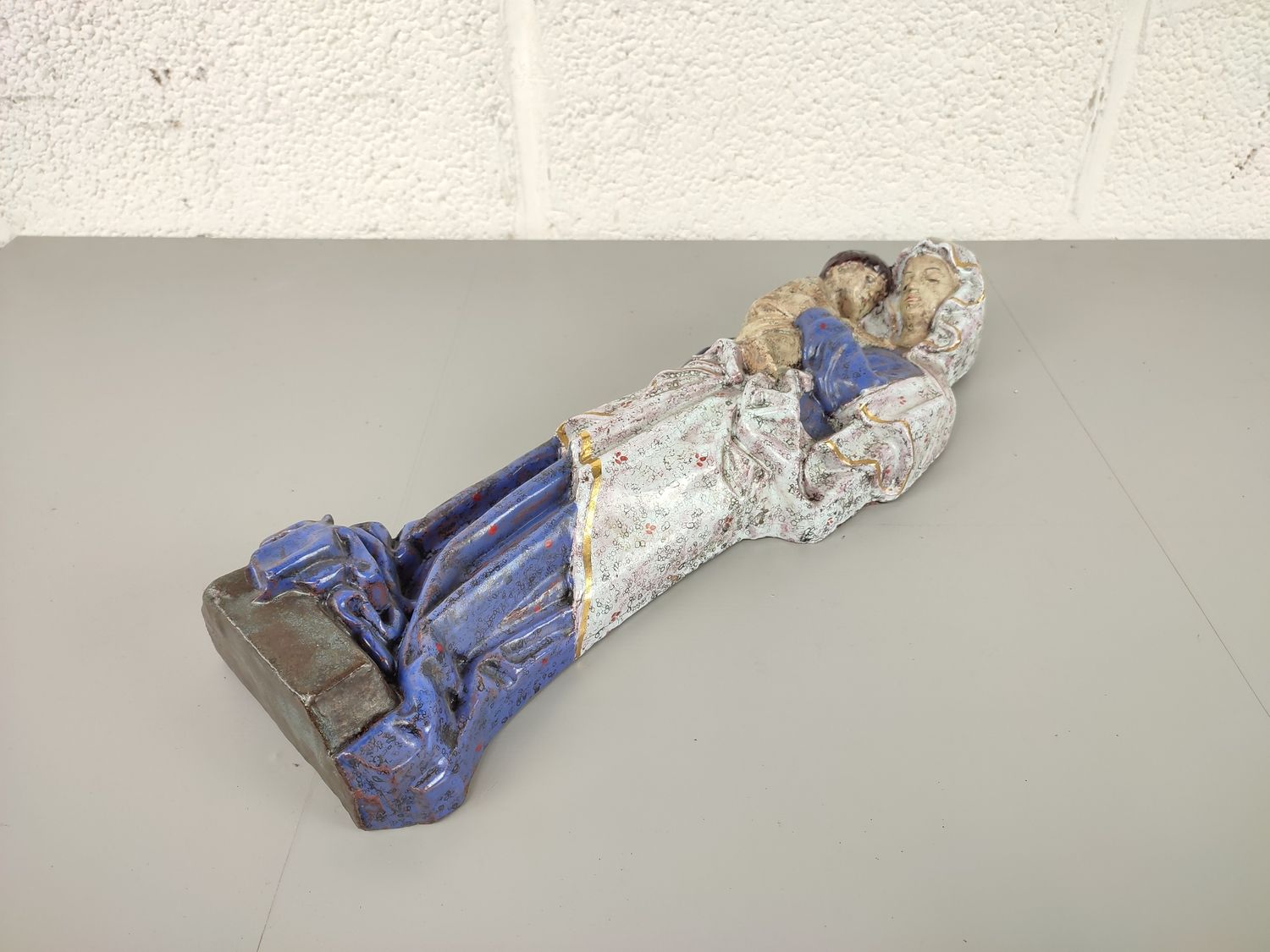 Ceramic Maria statue by Rogier Vandeweghe