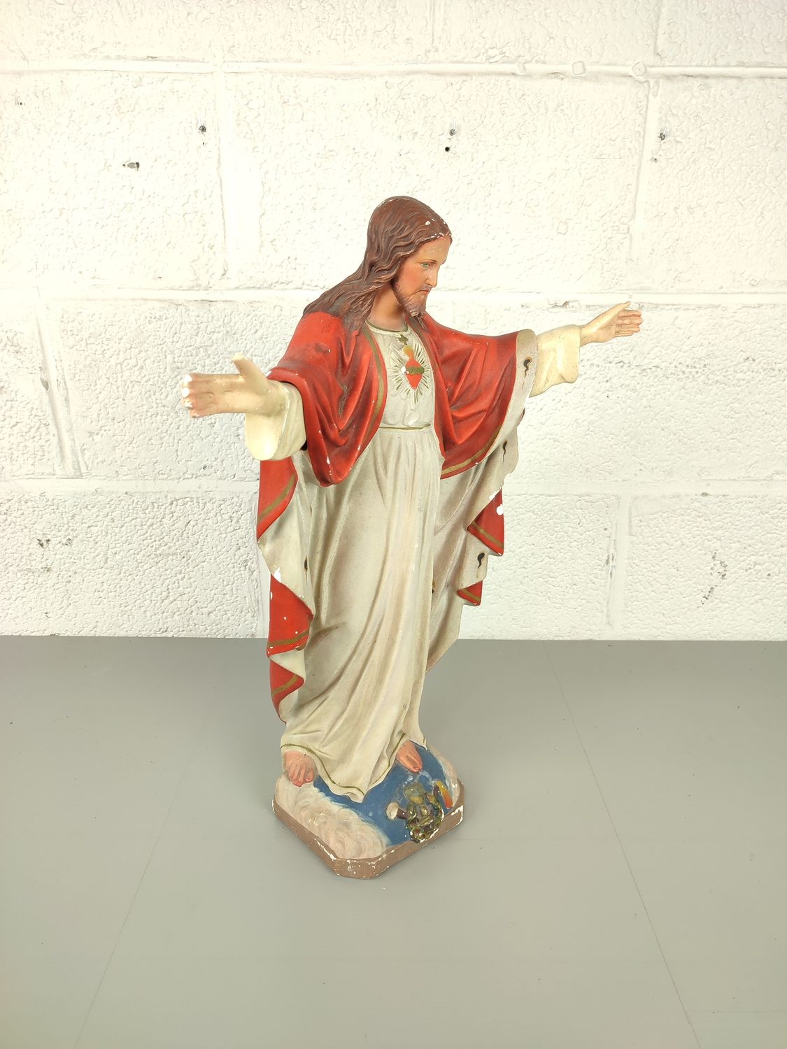 Gipsen beeld Jezus 59cm
