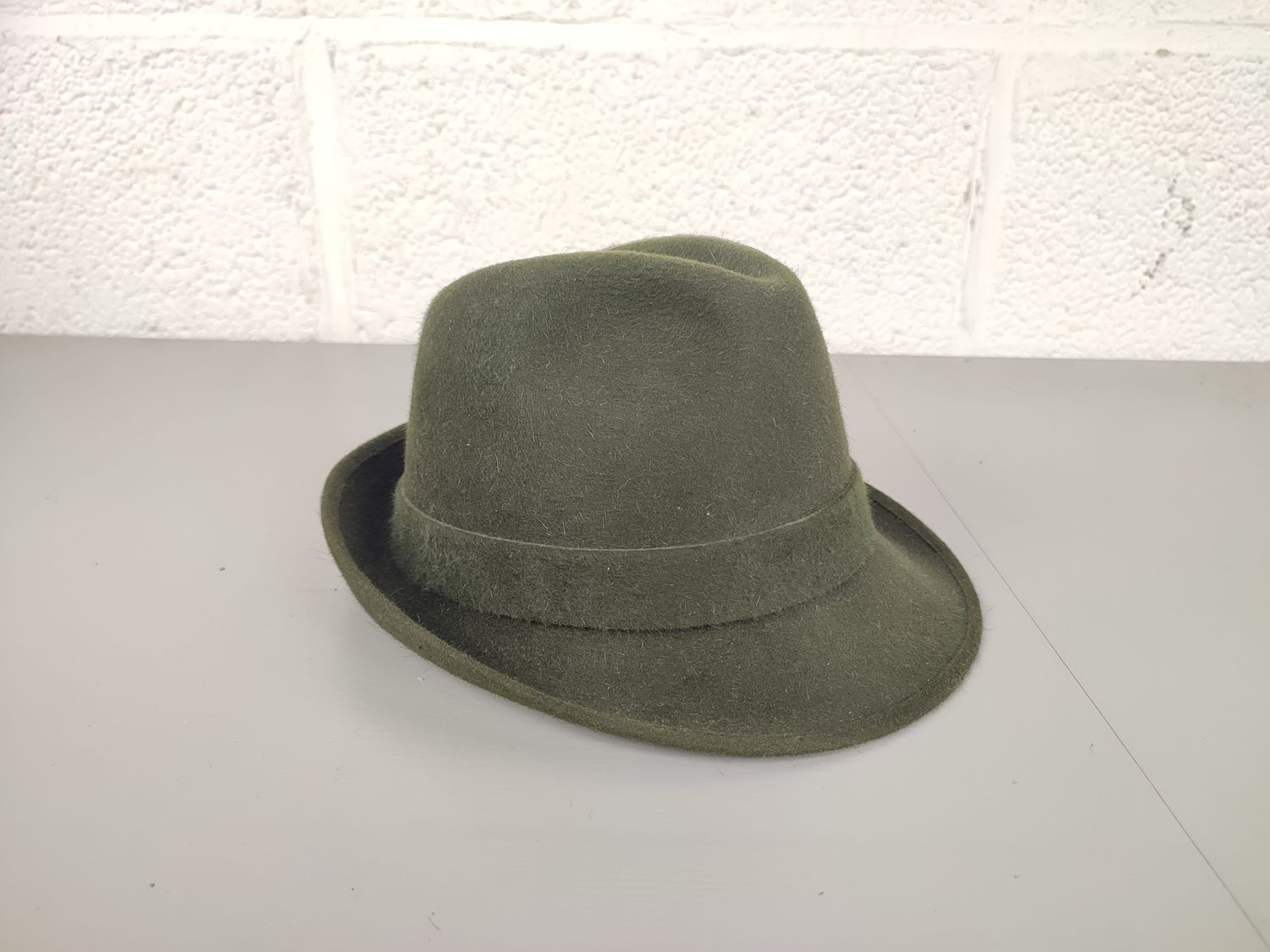 Vintage green hat